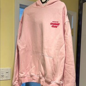 White Fox Boutique Pink Hoodie Sweater
